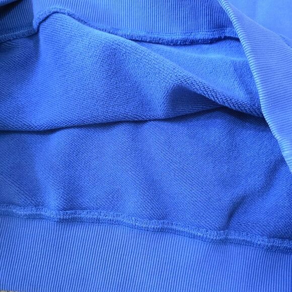 Adidas EQT Equipment Crew Sweatshirt Washed Fleece Men's Large Royal Blue JC8223 - Picture 7 of 9